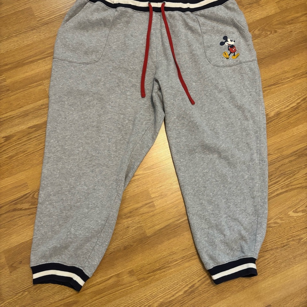Disney Mickey sz XXL jogger pants lounge wear comfy relaxed